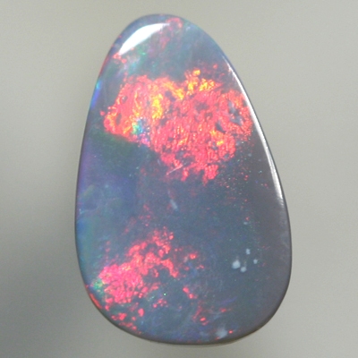 SOLID SEMI BLACK OPAL Cherry red and fire red
